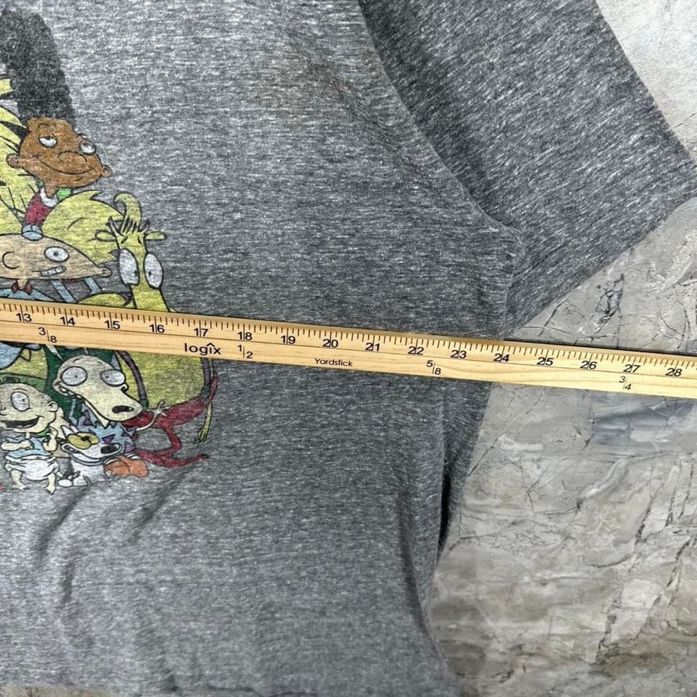 Rugrats XL Gray T-shirt TV Show Cartoon Movie 90's Chuckie Angelica Tommy Susie - Picture 6 of 7